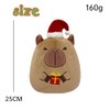 IORNBEAU 9.8-Inch Capybara Plush Pillow - Christmas Plush - Collectible