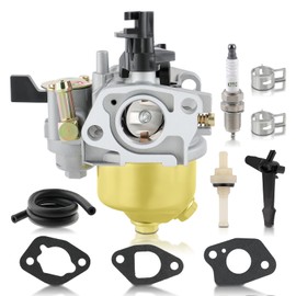 CR950 CR750 Carburetor for 208cc 6.5hp Engine Lawn Mower Pressure Washer Tiller Splitter, Replace #595780 592864 596080, 90° Upward Inlet