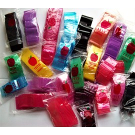 600-"Random Rainbow"-Small ZipL.Baggies in Assorted Sizes & Colors