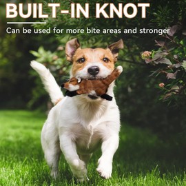 ALL FOR PAWS Squeaky Dog Toys Animal Plush Dog Toy Puppy Toys Interactive Dog Squirrel Plush Toys, Stuffed Animal Toy for Dogs Enrichment Toys Classic - Fox - S for Large Dogs