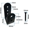 WADY Heavy Material and Quality 2x4 Door Barricade Brackets Security