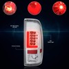 3D LED L-Bar Tail Lights Brake Lamps Assembly Compatible with