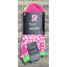 Rumi 3 Pair Of Fun Socks Women's 9-11