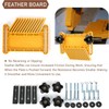 2Pcs Woodworking Featherboard, Table Saw AccessoriesBoard Set, Adjustable Woodworking Safety
