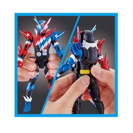 Bandai Kamen Rider Build Bottle Change Rider Series 08 Kamen Rider Build RabbitTank Sparkling Form