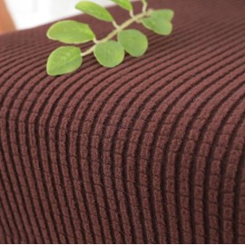 Yogsey Stretch Couch Arm Covers, Breathable Armrest Covers for Sofas and Chairs Arm Covers Keep Home Clean, Scratch-Resistant Sofa Arm Covers Protect and Decorate Your Sofa (Dark Coffee)