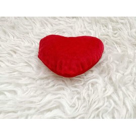 XPet Big Fat Heart Fatty Cat Valerian Root + Catnip Hybrid Mix Soft Large Red Toy