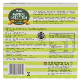 T TRADITION Jasmine Green Tea Bag 100 Packs