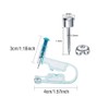 Ear Piercing Kit, 8 Pcs 4mm Disposable Self Ear Pericings