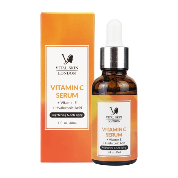Organic Vitamin C Serum 20% for Face WITH HYALURONIC ACID