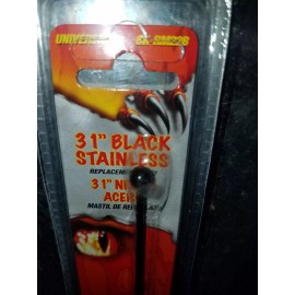 Metra Universal CK-RM22B 31” Replacement Antenna Mast – Black Stainless - NEW