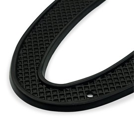 HASWARE House Number 4 inch (10 cm) Address Numbers Stylish Door Alphabet Plaque Street Home Decor Zinc Alloy (1, Black)