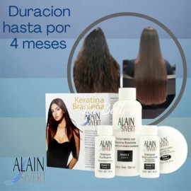 Keratina Brasileña Alaciado Permanente Alain Silver