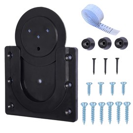 Professional Dart Board Bracket Set ,Darts Accessories,Black Bracket with Screws, Wall Hooks, and Tape Measure Included