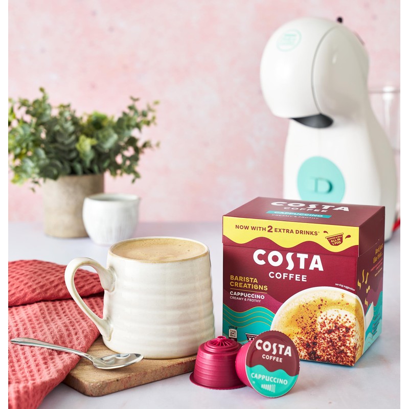Costa Coffee Dolce Gusto Cappuccino One Pod 10 x 16g,