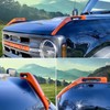 Trim Cover Exterior for Ford Bronco 2021-2026 2/4-Door 2PCS (Orange)
