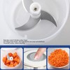 Electric Garlic Chopper 3 Blade Powerful Motor Multifunctional Food Processor