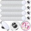 Retrowavy 70 Pcs Sublimation Buttons Blanks with Pins DIY Sublimation