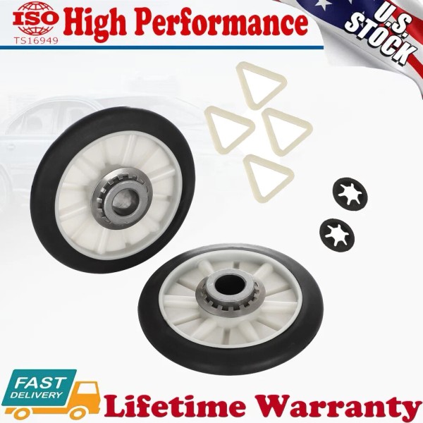For Sears Kenmore 349241T 349241 DRYER DRUM ROLLER KIT FOR