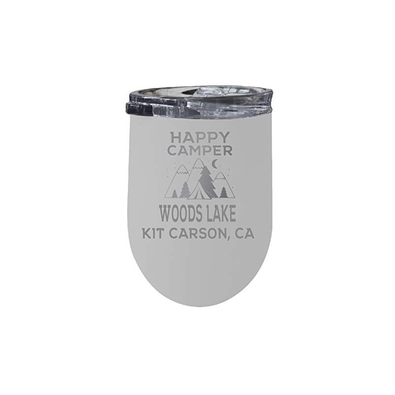 Woods Lake Kit Carson, Ca Souvenir 12 oz White Laser