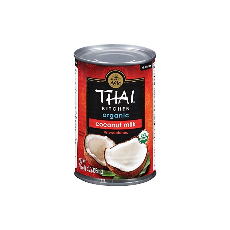 Thai Kitchen Organic Unsweetened Coconut Milk, 13.66 fl oz (Pack