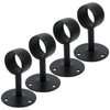 Antrader Curtain Rod Ceiling-Mount Bracket 1 1/2 Inch,4Pcs Ceiling Mount