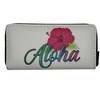 ALOHA Wallet Purse Long Leather Waterproof Cash Card Holder Cute