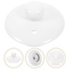 PRETYZOOM tea cup cover replacement teapot lid elegant white lid