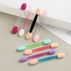 Fcozpjk 50PCS Chrome Nail Powder Applicator Brushes With Storage Box