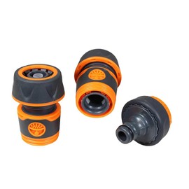 Faithfull FAIHOSE34KIT 3 Piece Plastic Hose Fittings Kit for 19mm (3/4in) Hose