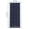 8W Solar Panel Kit Flexible Bendable Monocrystalline Portable Solar Battery