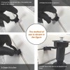 Kitchen Base Brackets, 20 Pieces Base Holder for Kitchen Bases,