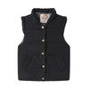 Mud Kingdom Little Girl Vest Jacket Black Lightweight Cute Size