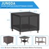 Jungda - Funda cuadrada para mesa de centro de 44