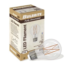 Bulbrite 776916 - LED14A19/30K/FIL/3 Victorian Style Antique Filament LED Light Bulb (4 Pack)