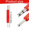OUDQFCJ 3 Pcs Valve Extractor 2-Sided Metal Wheel 8 mm