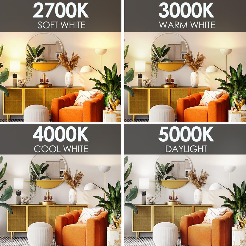 E ENERGETIC LIGHTING 40W Equivalent A19 LED Light Bulb, Soft