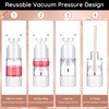 Segbeauty 12pcs Empty Airless Pump Bottles Travel Set, Golden Airless