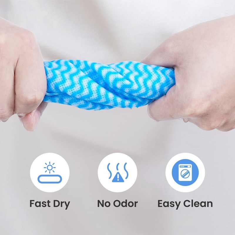 GUMTAPE All Purpose Disposable Cloths to Clean Surfaces | Blue