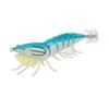 5pcs Wood Shrimp Bait Artificial with Counterweights Double Pileate Hooks