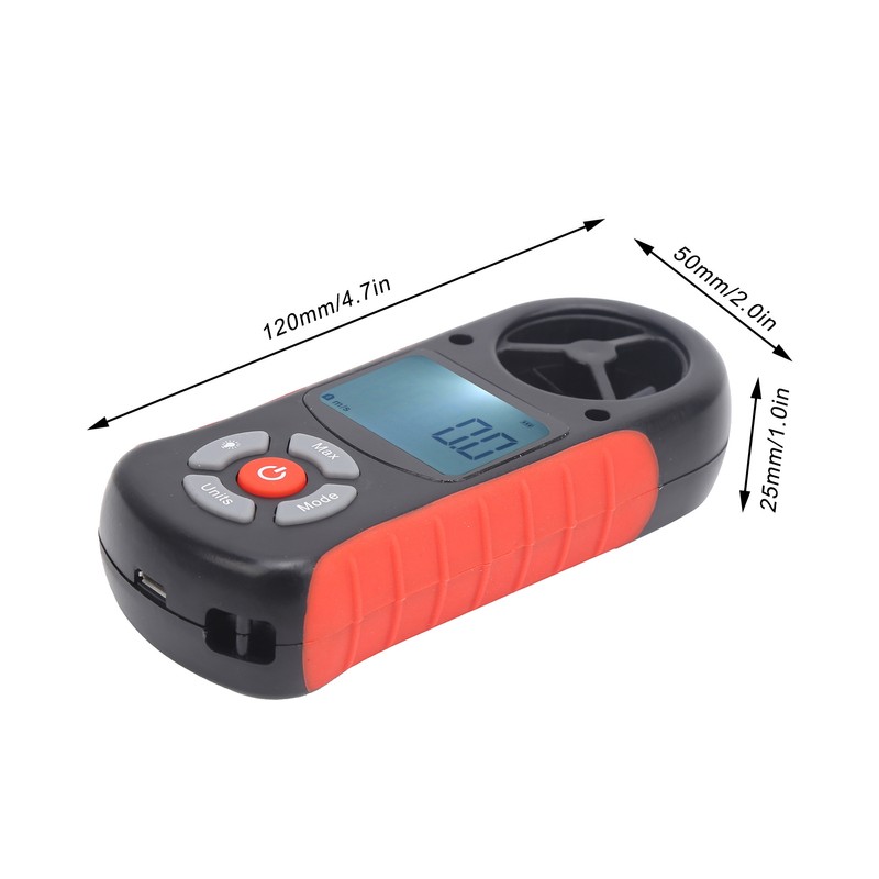 TL-303 8 in 1 LCD Digital Anemometer Wind Speed Temperature