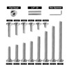 1/4-20 x 1-3/4" (20 Pack) Flat Head Hex Socket Cap