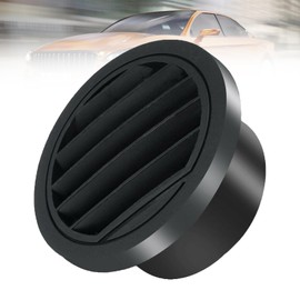 KAHCOP 60mm Warm Air Vent Outlet for Diesel Parking Heater, Directional Heater Ducting Outlet for Car RV Truck Bus, Compatible with Webasto Eberspacher Propex, Black Plastic