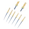 6pcs F1 Endodontic Canal Files Stretchy Metal Portable Rustproof Endodontic