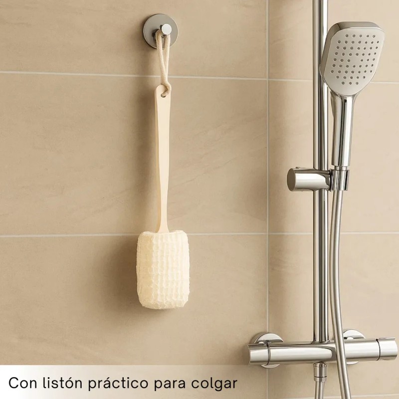 Cepillo Corporal Exfoliante De Baño Y Ducha De Mango Largo