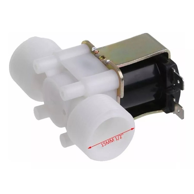 CODYTAVAREZ Electroválvula Válvula Agua ½ Solenoide 12v, Arduino, Pic