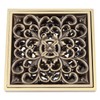 Antique Brass 10cm Shower Floor Drain Bathroom Waste Drain Strainer