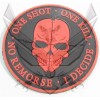 PVC Rubber Morale Patch Military Sniper One Shot Kill US