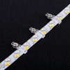Mudder 200 Pieces LED Strip Light Clips Mounting Bracket Fixing,