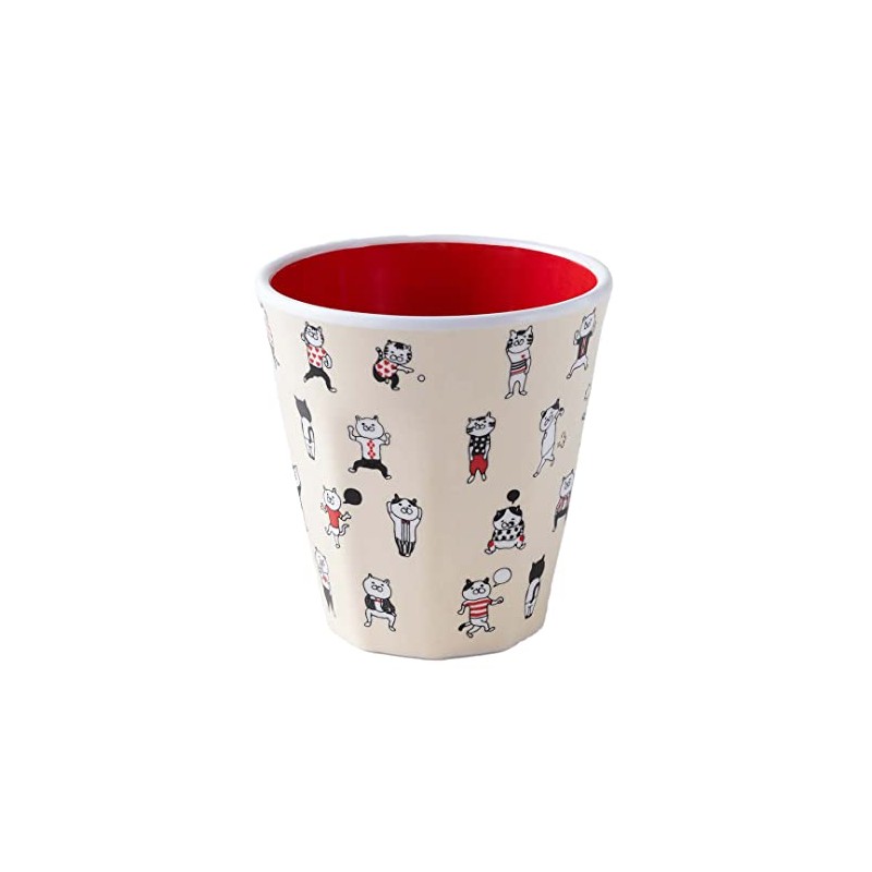 NEKONOBA Melamine Cup, Funny Cat, 9.1 fl oz (270 ml)